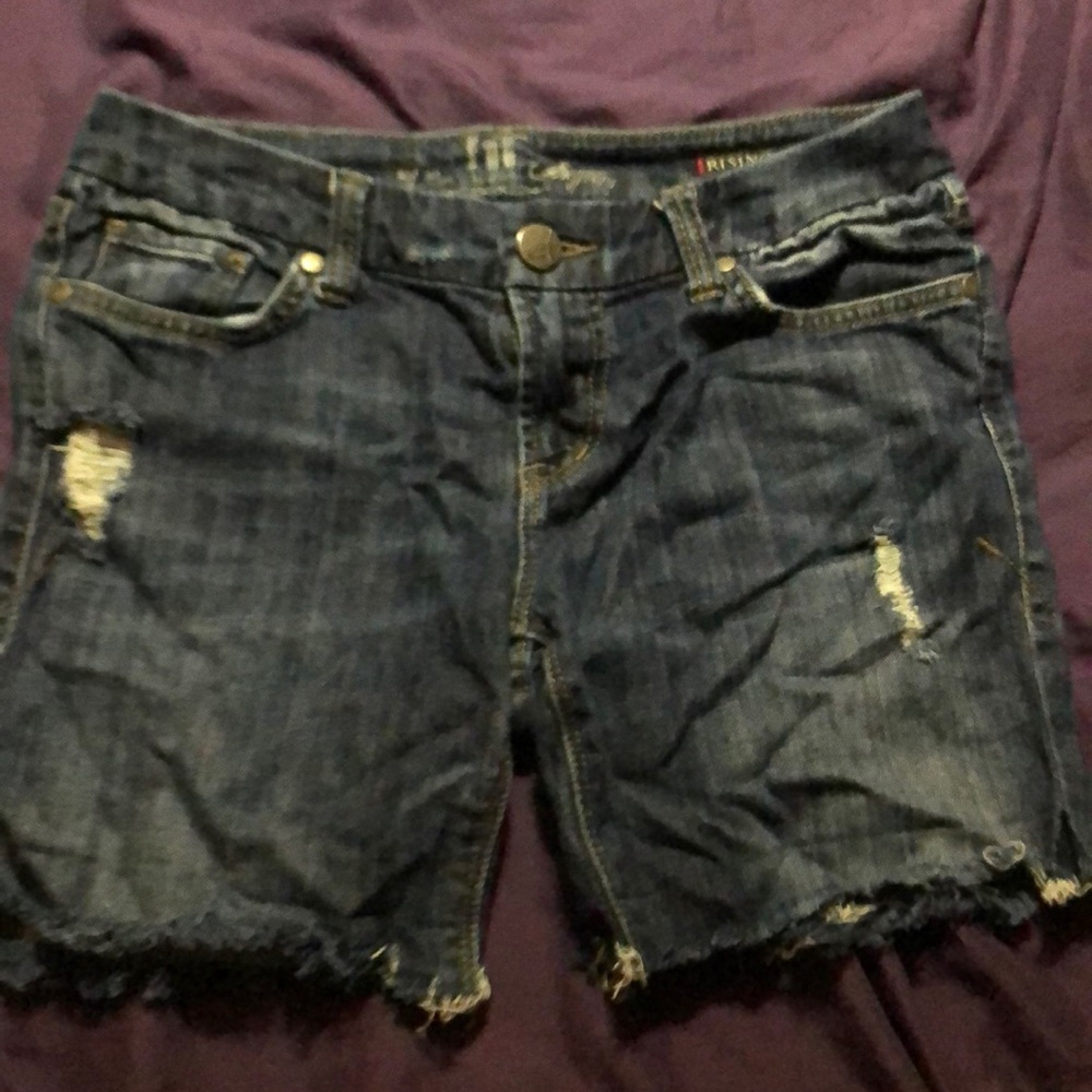 Denim shorts